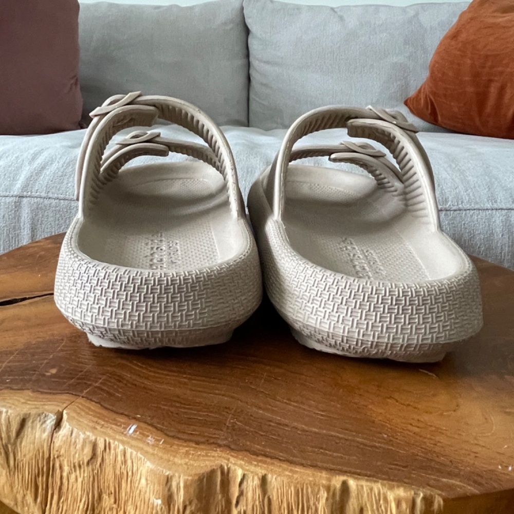 J-Slides So Cool Slides Socool Size 10 Tan Beige - image 6